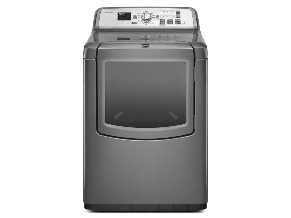 Maytag Bravos Series MGDB950YG 7.3 cu. ft. 29 Inch Gas Steam Dryer in Grey